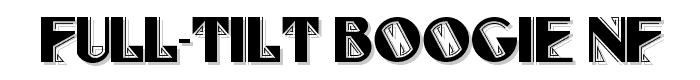 Full-Tilt Boogie NF font